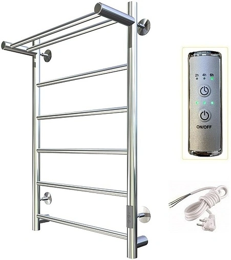 Полотенцесушитель электрический лесенка Тругор Аспект Пэк сп 1 П 80х50 32 мм полированная сталь