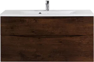 Тумба-умывальник подвесная BelBagno MARINO-H60 110 Rovere Moro MARINO-H60-1100-2C-SO-RW-P+BB1100/450-LV-MR-PR, 1