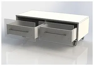 Тумба подкатная Aquanet Верона 100 чёрный 00175402 Тумба подкатная Aquanet Верона 100 чёрный 00175402, 4