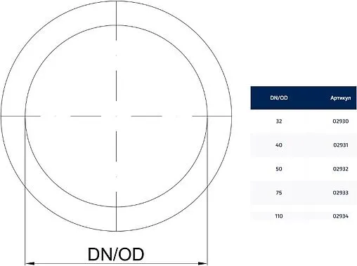 Кольцо уплотнительное D=75мм Poloplast POLO-KAL NG P2933