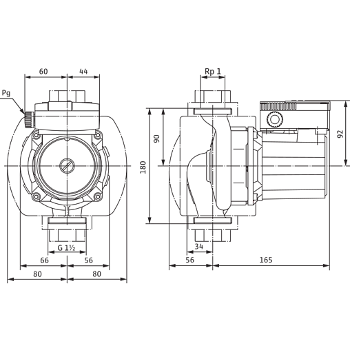 Насос циркуляционный Wilo TOP-S 25/7-EM 2048320