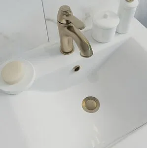 Выпуск автоматический для раковины с переливом IDDIS Oldie бронза OLDBR00i88 Выпуск автоматический для раковины с переливом IDDIS Oldie бронза OLDBR00i88, 3