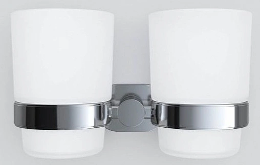 Стакан двойной Am.Pm Sense L хром A74343400