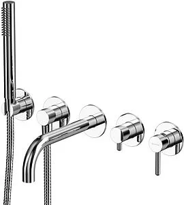 Смеситель для ванны скрытого монтажа WHITECROSS Y chrome хром Y1240CR Смеситель для ванны скрытого монтажа WHITECROSS Y chrome хром Y1240CR, 1