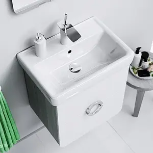 Тумба-умывальник подвесная Aqwella Alicante 50 белый/дуб седой Alic.01.05/Gray+1WH302127 Тумба-умывальник подвесная Aqwella Alicante 50 белый/дуб седой Alic.01.05/Gray+1WH302127, 4