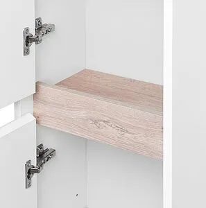 Шкаф-пенал подвесной Aquaton Нортон 34 L белый глянец 1A249403NT01L Шкаф-пенал подвесной Aquaton Нортон 34 L белый глянец 1A249403NT01L, 4