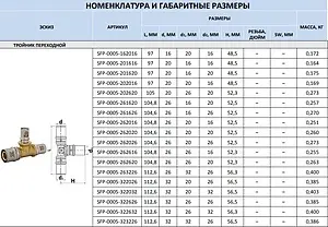 Тройник пресс редукционный 26мм x 20мм x 26мм Stout SFP-0005-262026 Тройник пресс редукционный 26мм x 20мм x 26мм Stout SFP-0005-262026, 2