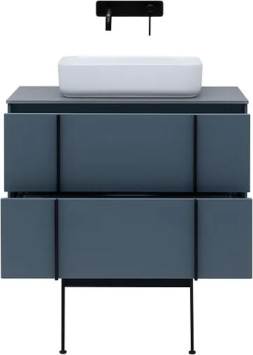 Тумба под умывальник подвесной Allen Brau Reality 80 синий 1.32005.BGM