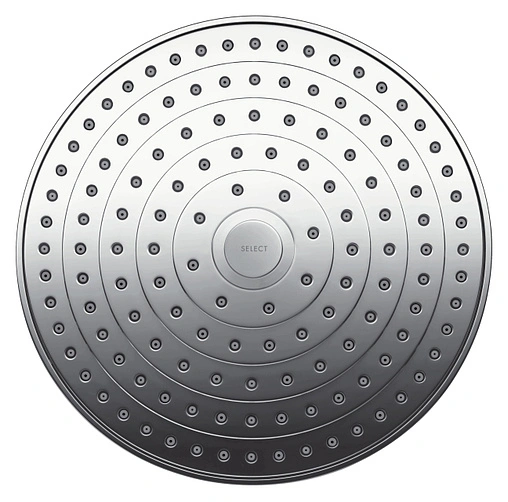 Лейка верхнего душа с потолочным креплением Hansgrohe Raindance Select S 240 2jet белый/хром 26467400