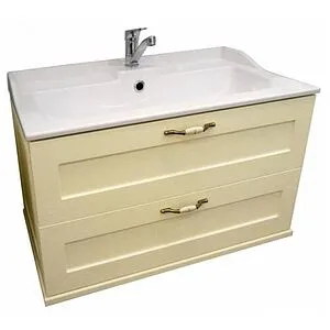 Тумба-умывальник подвесная Aquaton Леон 80 дуб бежевый 1A1863K0LBPR0, 3