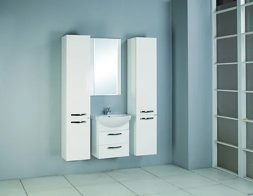 Шкаф-пенал подвесной с бельевой корзиной Aquaton Ария М 35 белый 1A124403AA010 Шкаф-пенал подвесной с бельевой корзиной Aquaton Ария М 35 белый 1A124403AA010