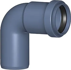 Отвод внутренний бесшумный D=75мм Угол 87° Poloplast POLO-KAL NG P2134, 1