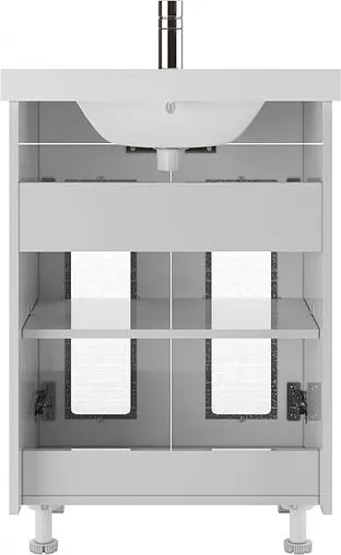 Тумба под умывальник напольная Айсберг Миранда 60 белый DA1801T