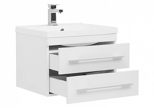 Тумба под умывальник подвесная Aquanet Нота 58 белый 00171483
