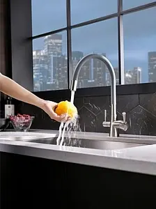 Смеситель для кухни с подключением к фильтру Lemark Comfort никель/серый LM3075BN Смеситель для кухни с подключением к фильтру Lemark Comfort никель/серый LM3075BN, 3