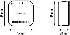 Модуль управления электроприводами ворот или рольставней Salus SMART HOME RS600 Модуль управления электроприводами ворот или рольставней Salus SMART HOME RS600, 2