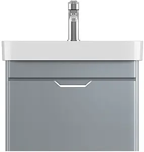 Тумба-умывальник подвесная ISVEA Fonte 57 серый 21SQS004058I+10SQ50057SV, 5
