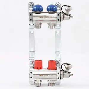 Группа коллекторная без расходомеров 2 отвода 1&quot;в/в x ¾&quot;ек Uni-fitt 441E4302, 1