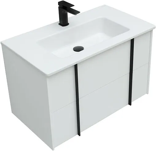 Тумба под умывальник подвесная Allen Brau Reality 80 белый 1.32005.WM