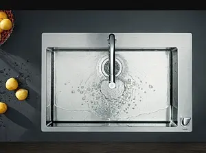 Мойка кухонная с встроенным смесителем Hansgrohe C71-F660-08 76x50 хром 43202000 Мойка кухонная с встроенным смесителем Hansgrohe C71-F660-08 76x50 хром 43202000, 3