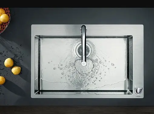 Мойка кухонная с встроенным смесителем Hansgrohe C71-F660-08 76x50 хром 43202000