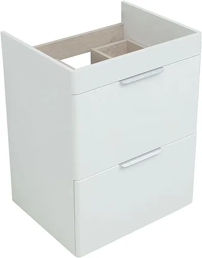 Тумба под умывальник напольная Aquanet Ирис new 60 белый глянец 00310152
