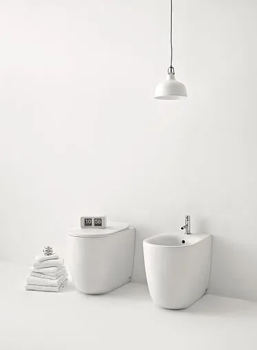 Унитаз приставной безободковый Kerasan Nolita белый матовый 531830