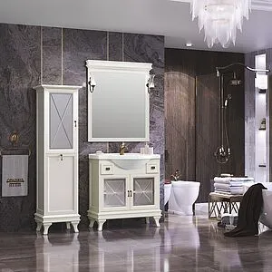 Тумба-умывальник напольный Opadiris Борджи 85 слоновая кость 00-00006742+1WH110265, 5