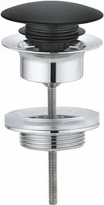 Выпуск автоматический для раковины Grohe Veris чёрный бархат 65807KS0 Выпуск автоматический для раковины Grohe Veris чёрный бархат 65807KS0, 1