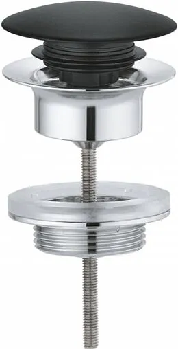 Выпуск автоматический для раковины Grohe Veris чёрный бархат 65807KS0