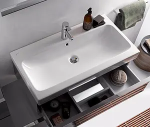 Раковина Keramag iCon 90 белый 124090000 Раковина Keramag iCon 90 белый 124090000, 5