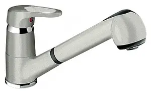 Смеситель для кухни с выдвижным изливом Blanco Wega-S жемчужный 520763, 1