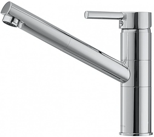 Смеситель для кухни с выдвижным изливом Swedbe Selene хром 7041