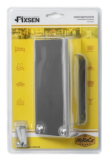 Держатель туалетной бумаги Fixsen Hotel хром FX-31011
