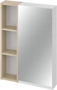 Шкаф-зеркало Cersanit Moduo 60 белый/дуб SB-LS-MOD40/Wh+SB-MD-MOD20-SW, 3