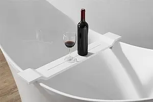 Полочка для ванны Abber белый AB-P060, 3