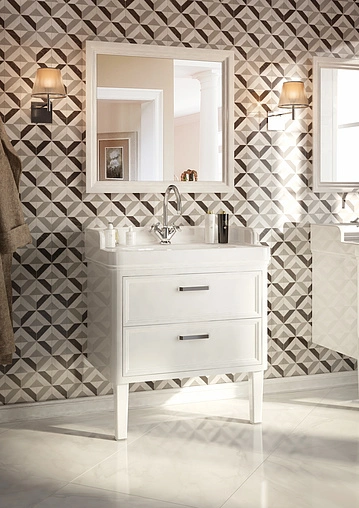 Зеркало с подсветкой Kerama Marazzi Pompei 80 белый PO.mi.80\WHT