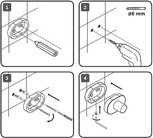 Полка Am.Pm Sense L хром A7434800 Полка Am.Pm Sense L хром A7434800, 3