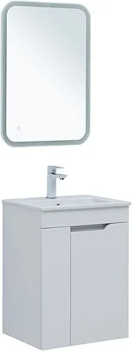 Тумба под умывальник Aquanet Практика 50 белый матовый 00330451