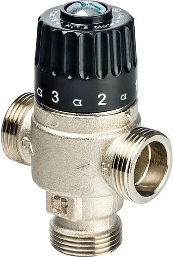 Трехходовой термостатический смесительный клапан ¾&quot; +30...+65°С Kvs 1.8 Stout SVM-0025-186520