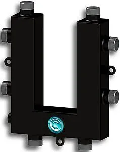 Коллектор распределительный кольцевой 3 контура 1&quot;н x 1&quot;н Север-KLK3 1925087, 1