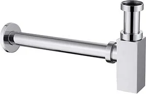 Сифон бутылочный для раковины Abber RECHTECK хром AF0031 Сифон бутылочный для раковины Abber RECHTECK хром AF0031, 1