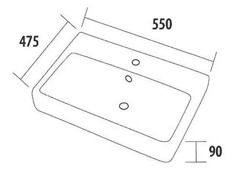 Раковина Aquaton Дрея М-50 белый 1AX144WBXX000