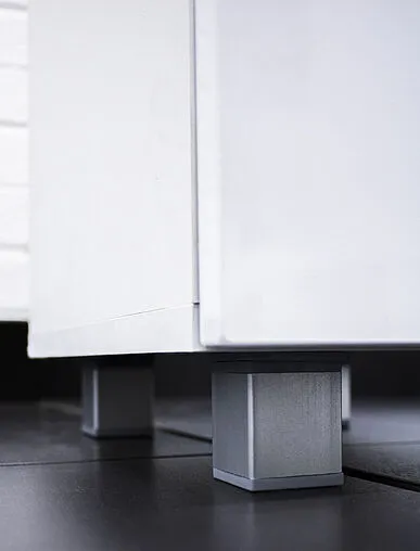 Шкаф-пенал напольный Айсберг Мега 25 белый DM4608P