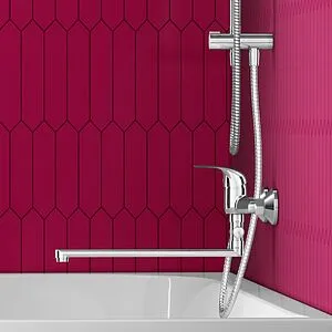 Смеситель для ванны с длинным изливом Dorff Stark хром D1109500 Смеситель для ванны с длинным изливом Dorff Stark хром D1109500, 5