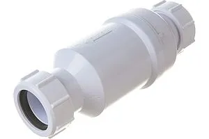 Самозакрывающийся сливной клапан Mc Alpine белый MRNRV32C-PB, 3