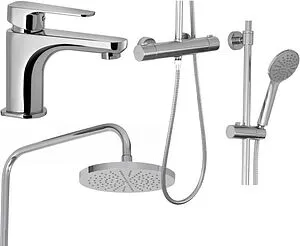 Комплект для душа 2 в 1 Paffoni Sly хром 00255128 Комплект для душа 2 в 1 Paffoni Sly хром 00255128, 4