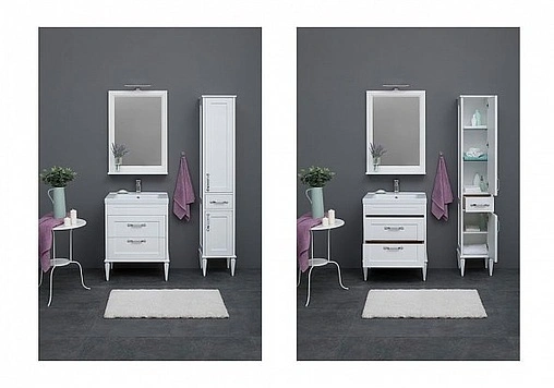 Шкаф-пенал Aquanet Денвер 36 R белый 00199214