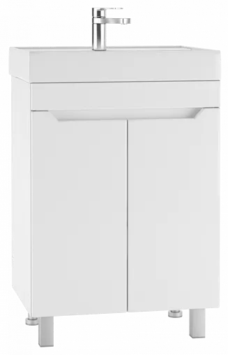 Тумба-умывальник напольный Айсберг Мечта 60 белый DM2309T+4607152361674