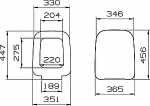 Крышка-сиденье для унитаза с микролифтом VitrA Shift белый 91-003-009, 2